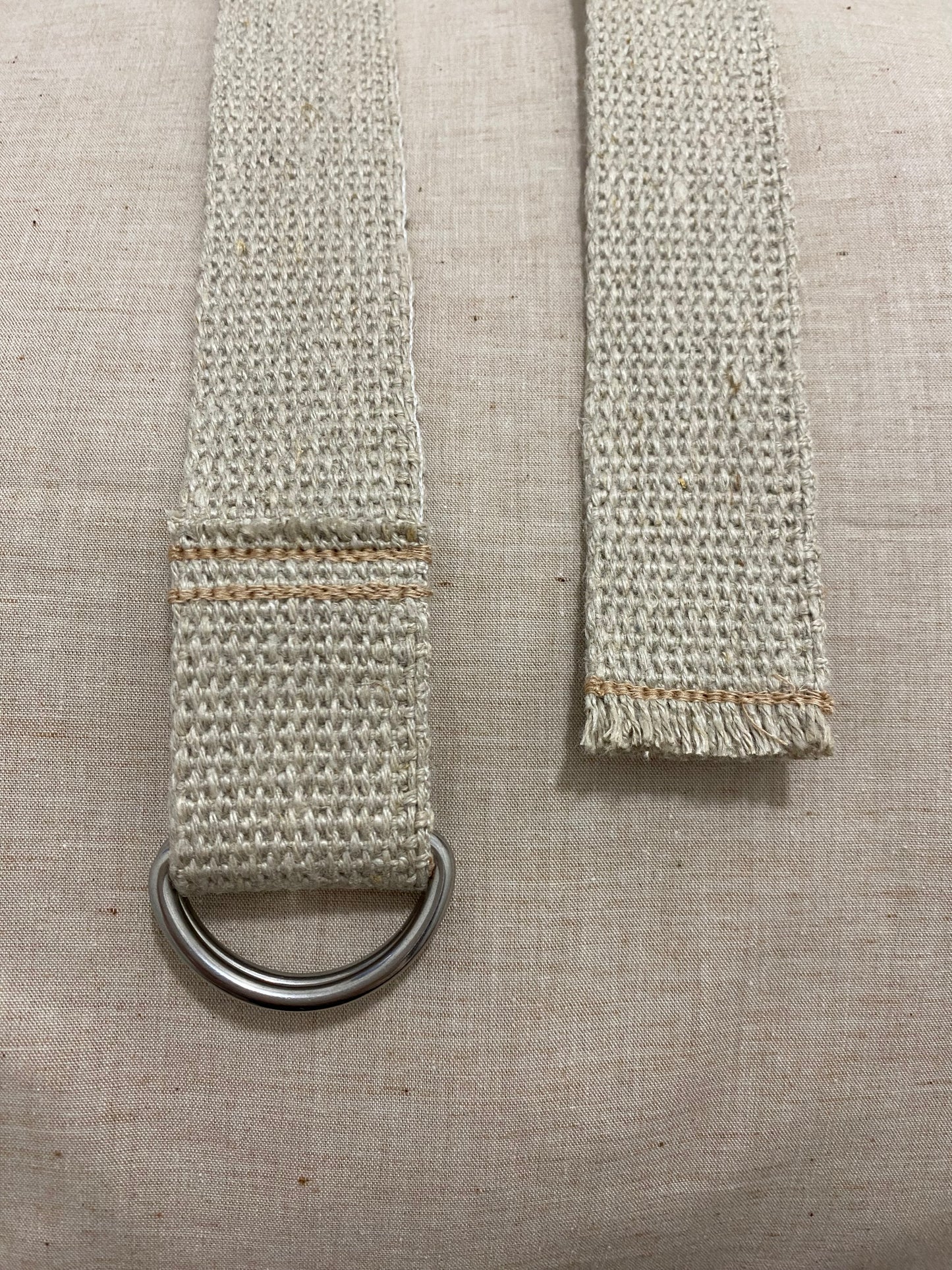 Hemp Web D-Ring Belt