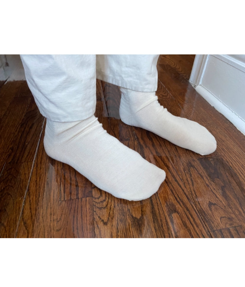 100% Organic Cotton Crew Socks