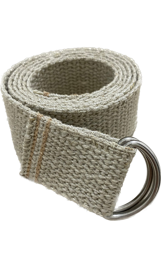 Hemp Web D-Ring Belt