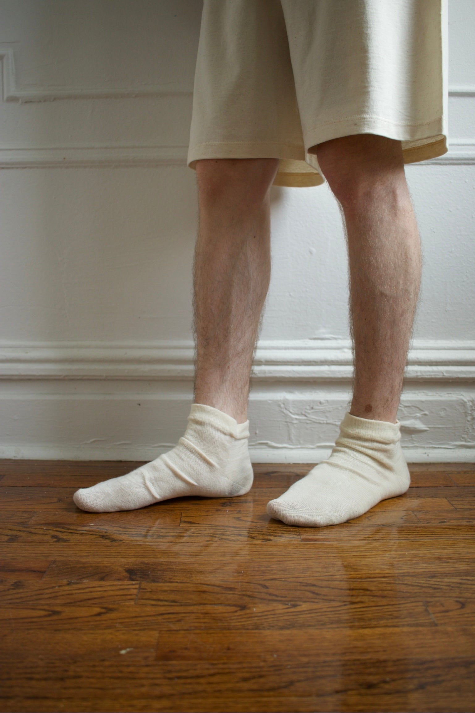 100% Organic Cotton 1/4 Crew Socks