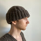 Hand-Knit Undyed Alpaca Beanie