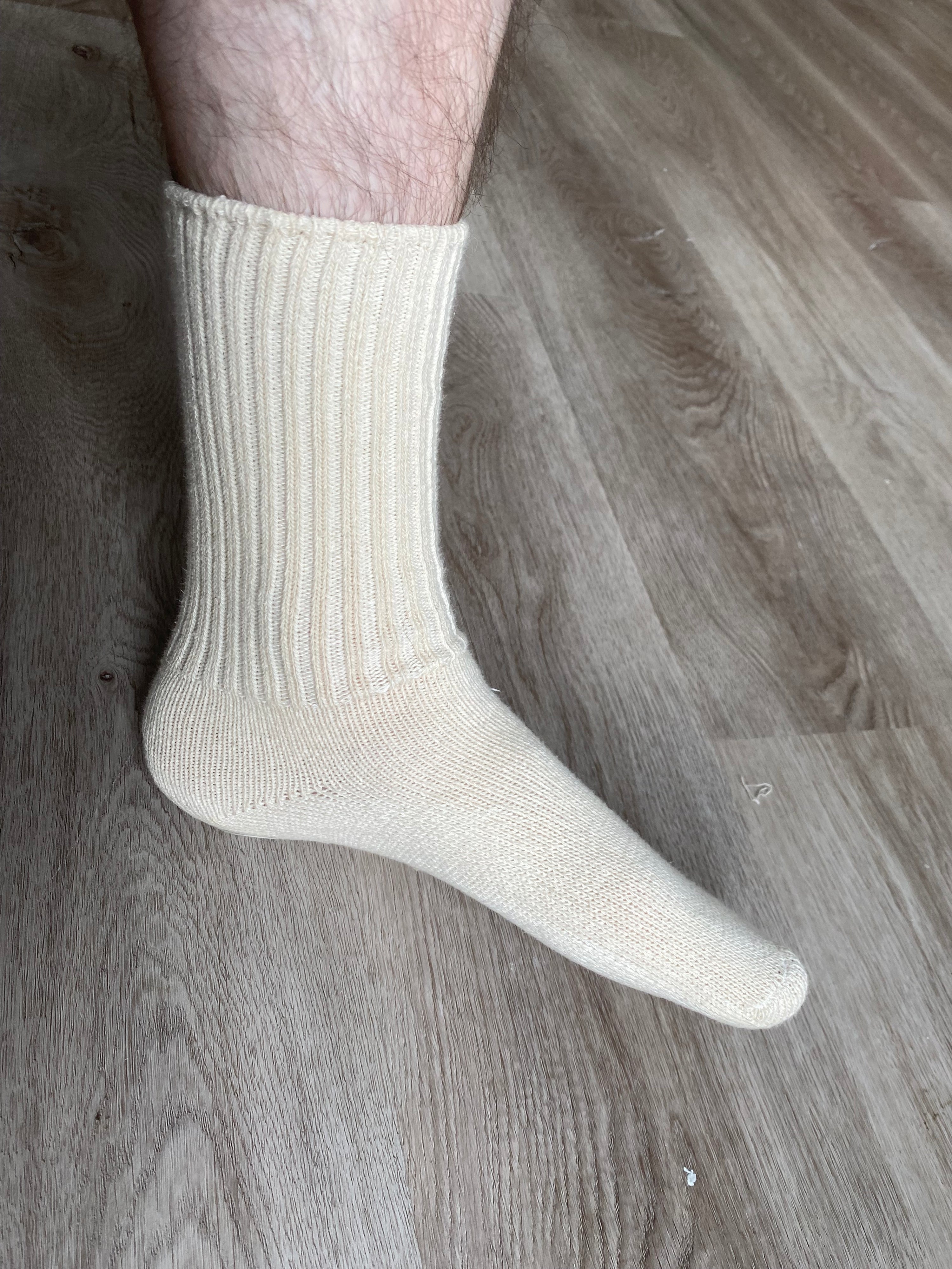 Unbleached Cotton Socks