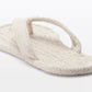 Unbleached Cotton Flip-Flops