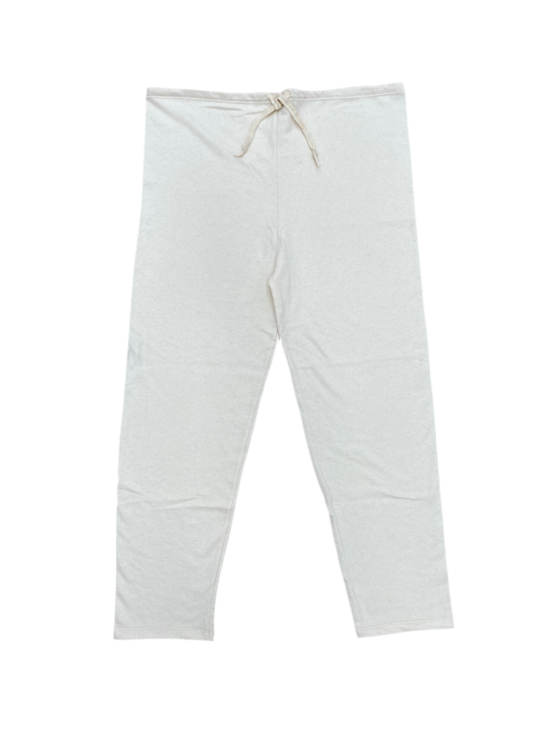 ◆Attends◆ White Basic Sweat pants 0001 Drawstring Sweatpants – Unbleached Apparel