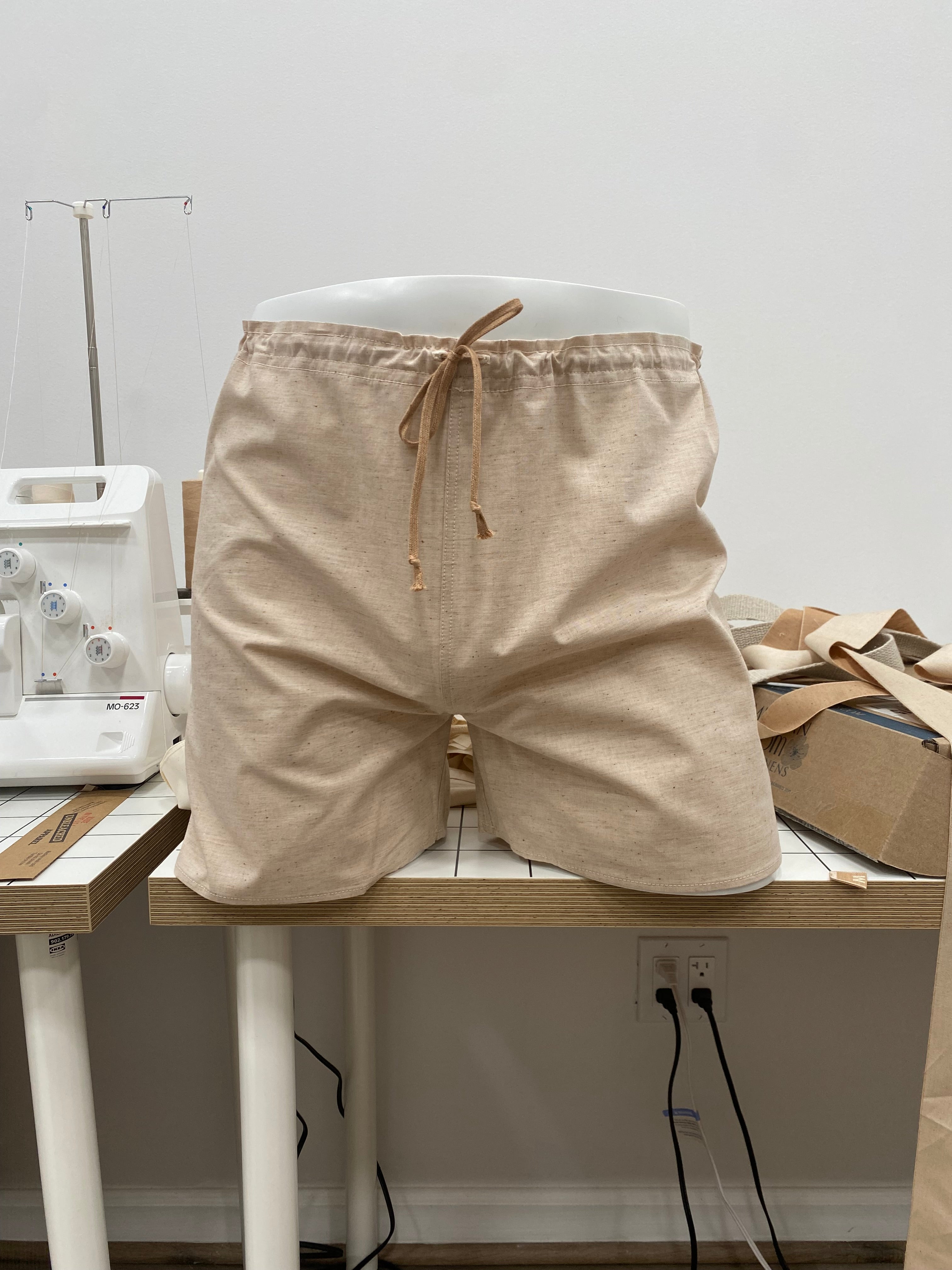 Boxers With Draw String Foxfibre®️ 100% Cotton Drawstring Boxers – Unbleached Apparel