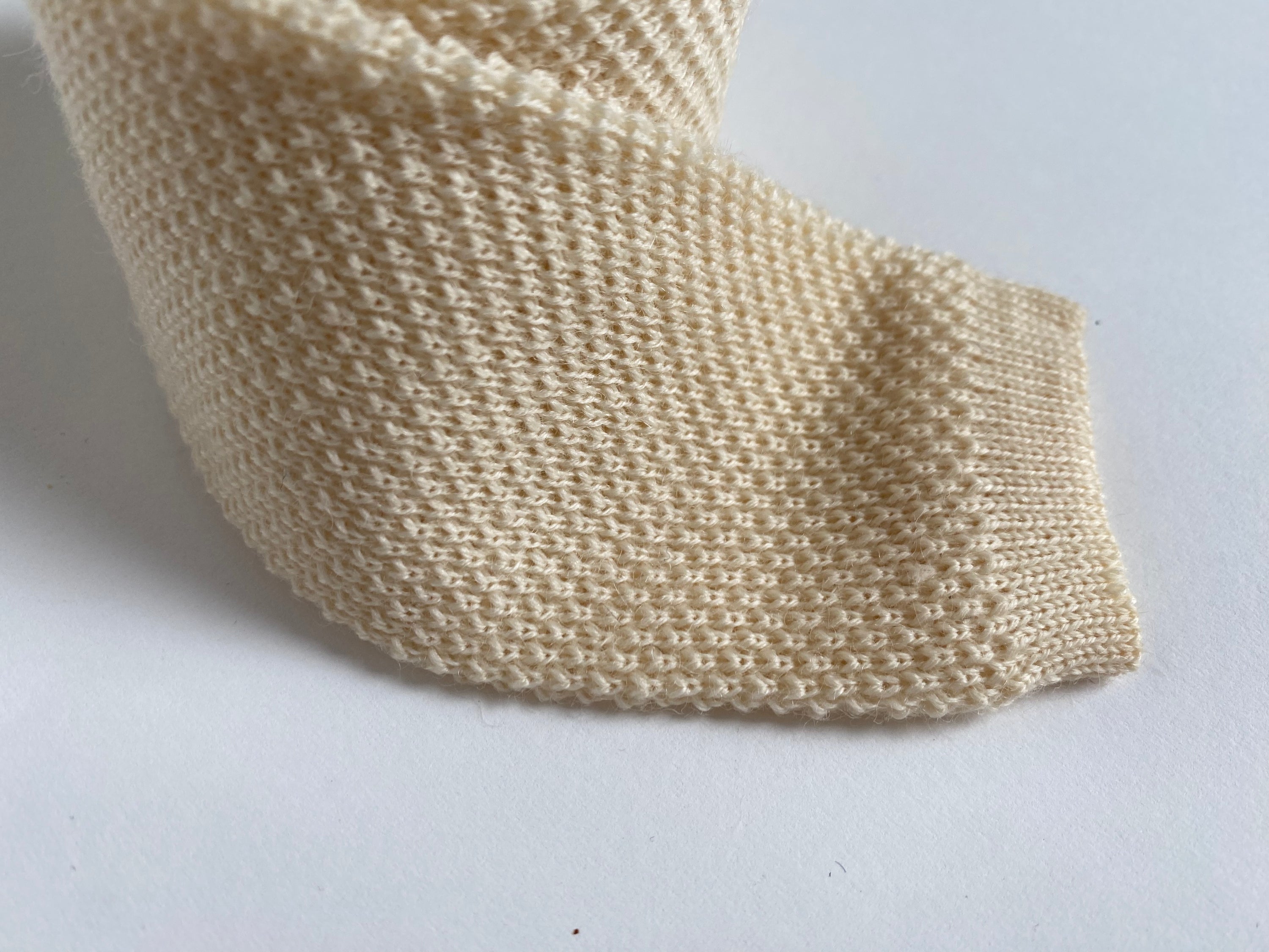 Undyed Knit Necktie