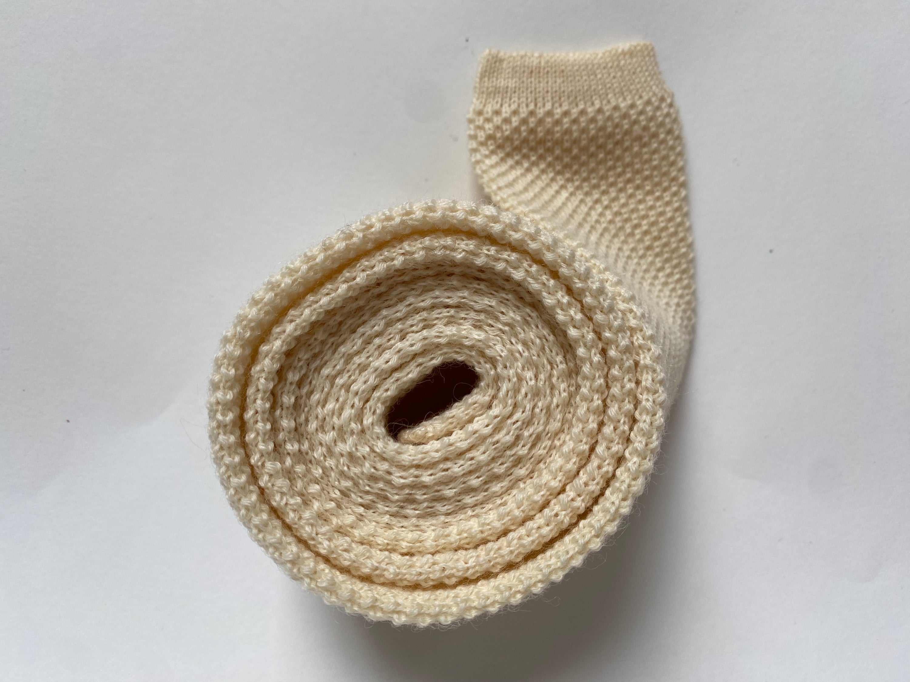 Undyed Knit Necktie