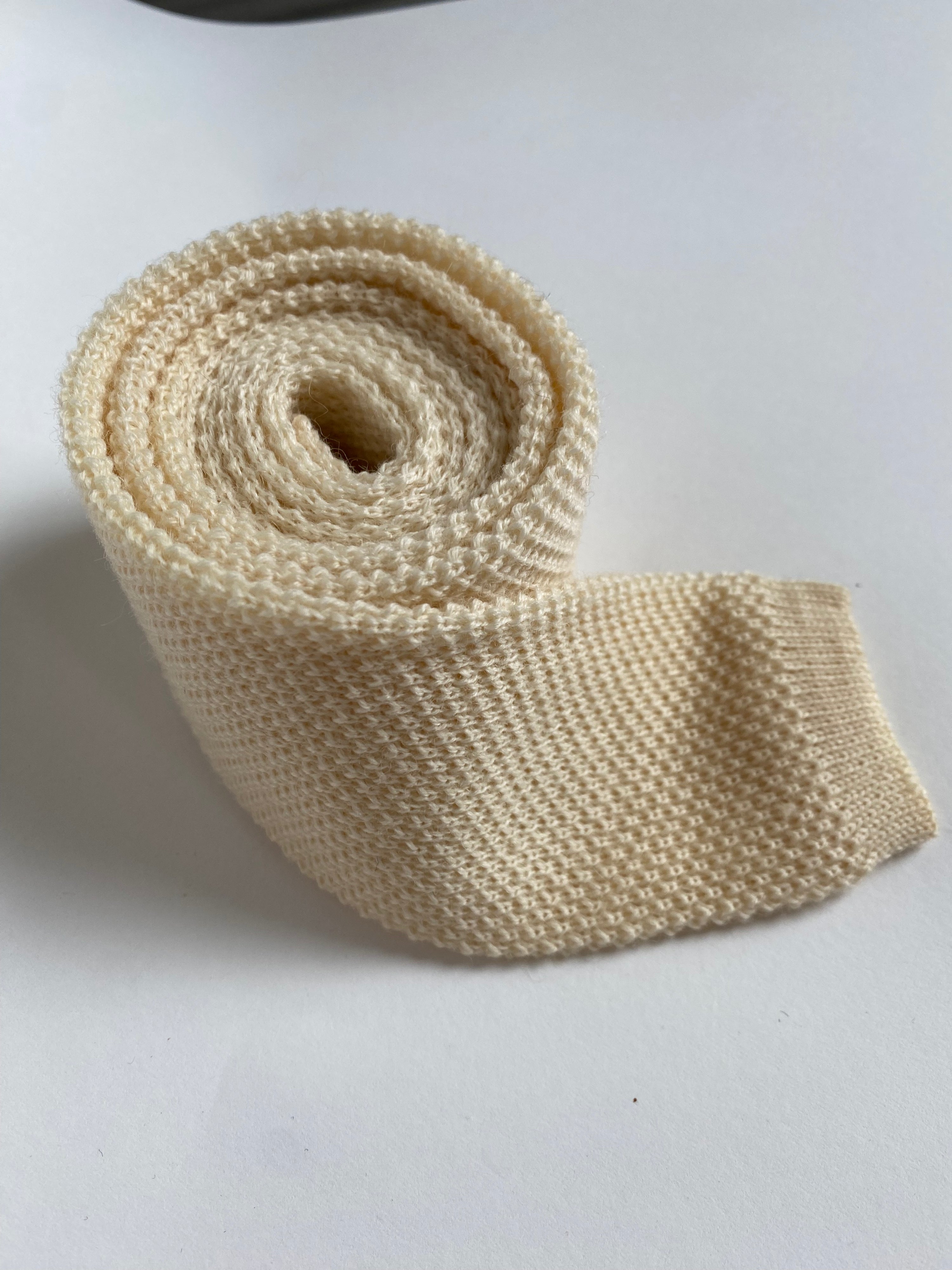 Undyed Knit Necktie