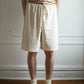 Drawstring Unbleached Shorts