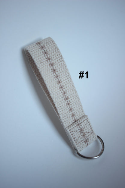Embroidered Foxfibre®️ Keychain