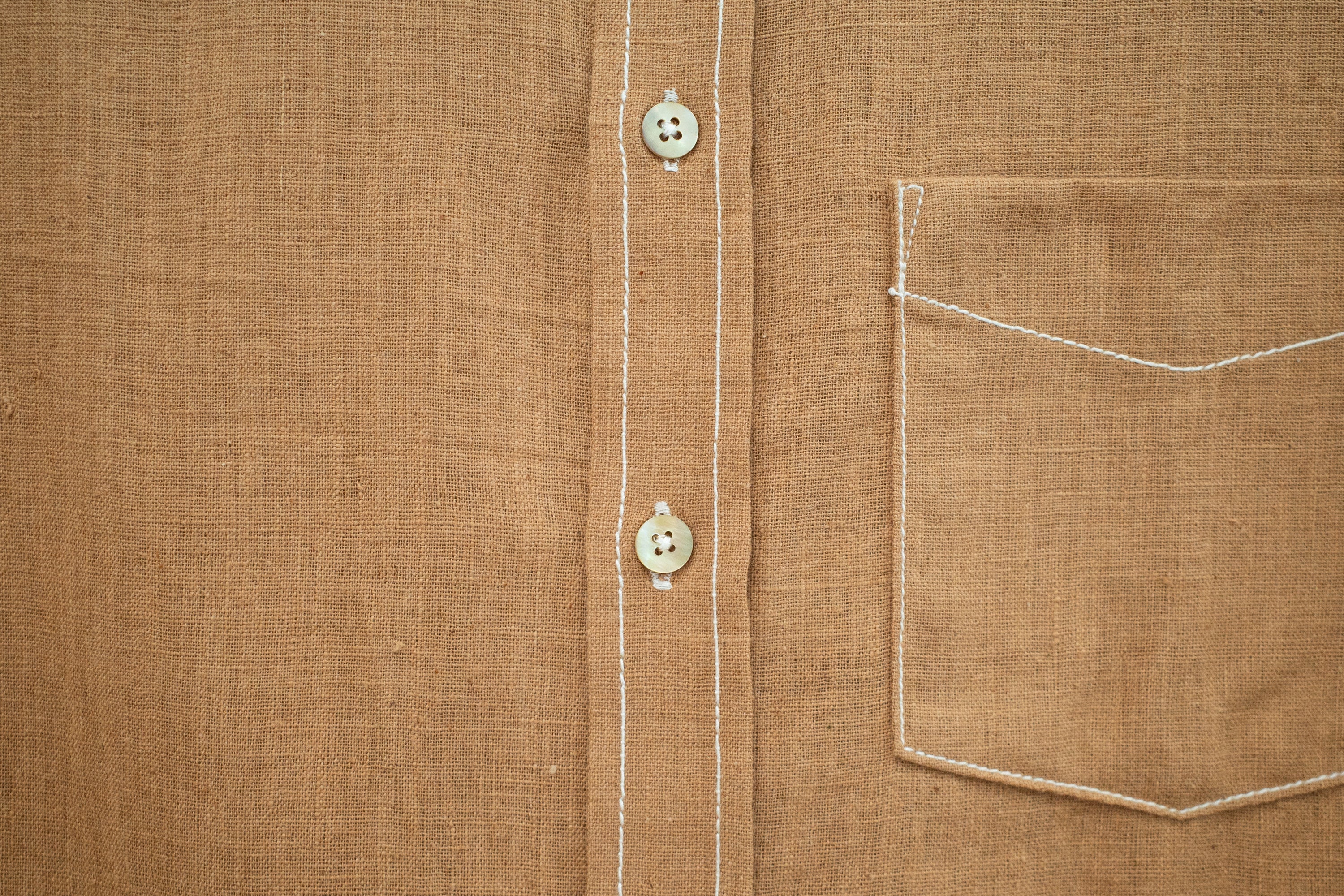Undyed Brown Shirt