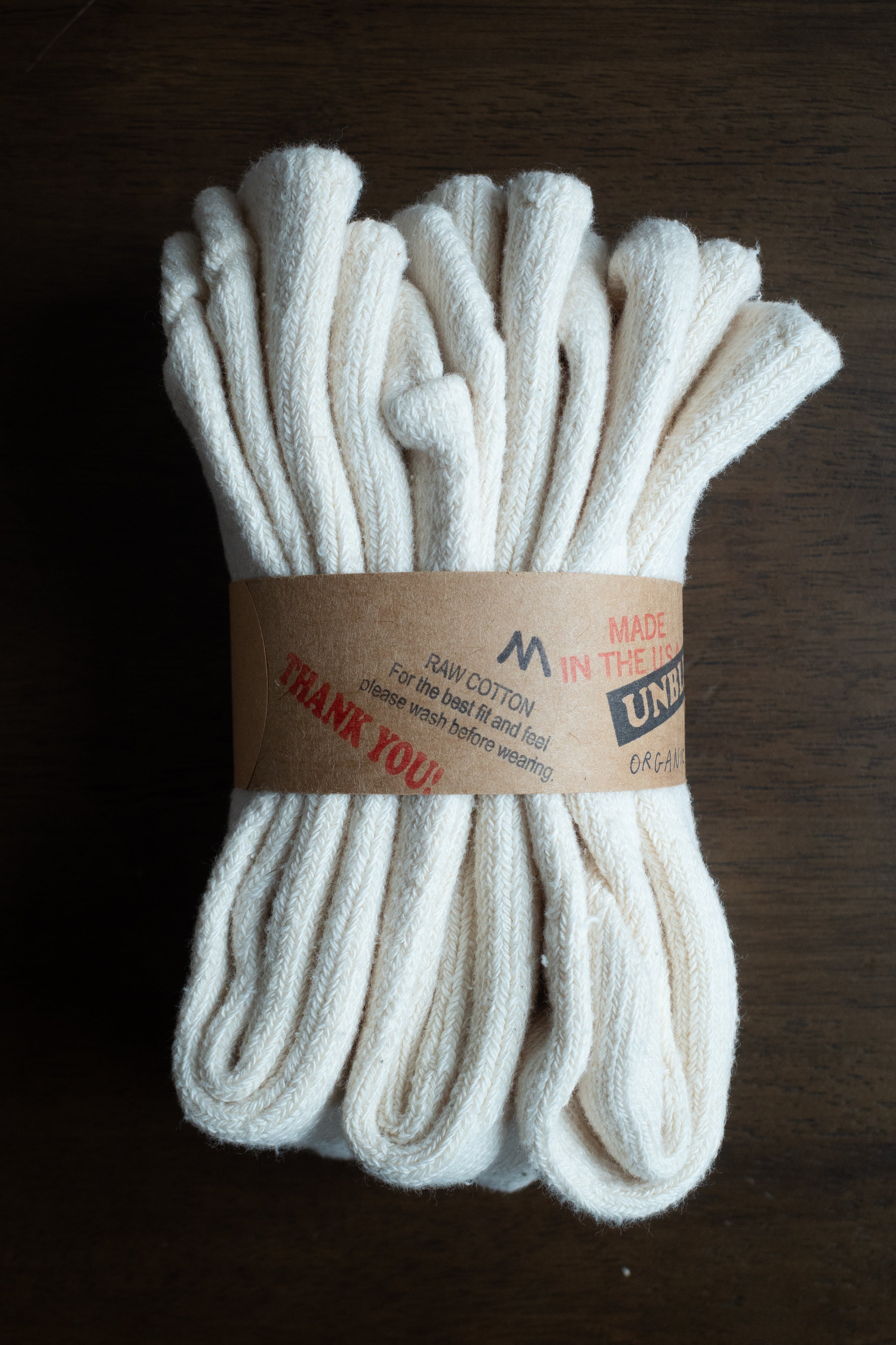 Organic Cotton Crew Socks 3-Pack