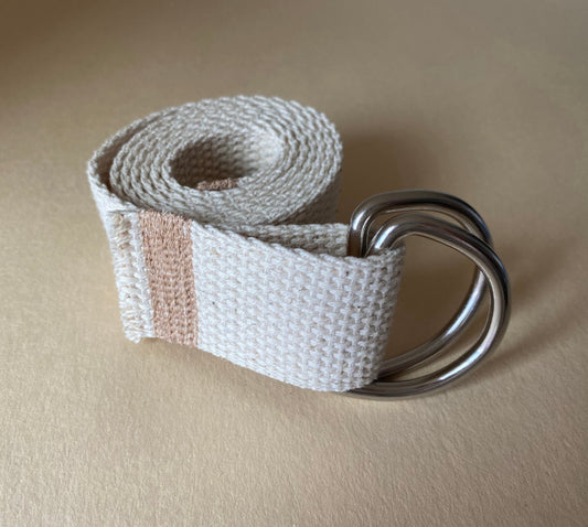 Wide Cotton Web Belt