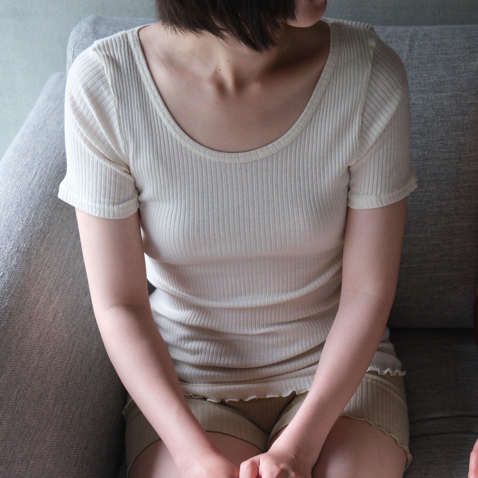 Foxfibre®️ Ladies Ribbed T-Shirt