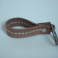 Cowboy Keychain Natural Vegetable Tanned Leather